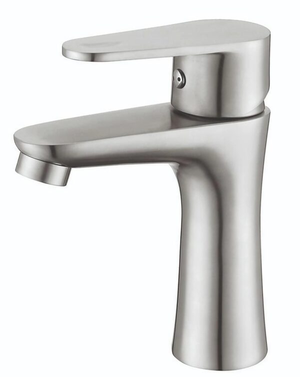 Brass tall basin mixer