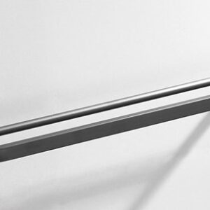 Curved edge double towel rail