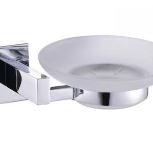 Glass soap dish